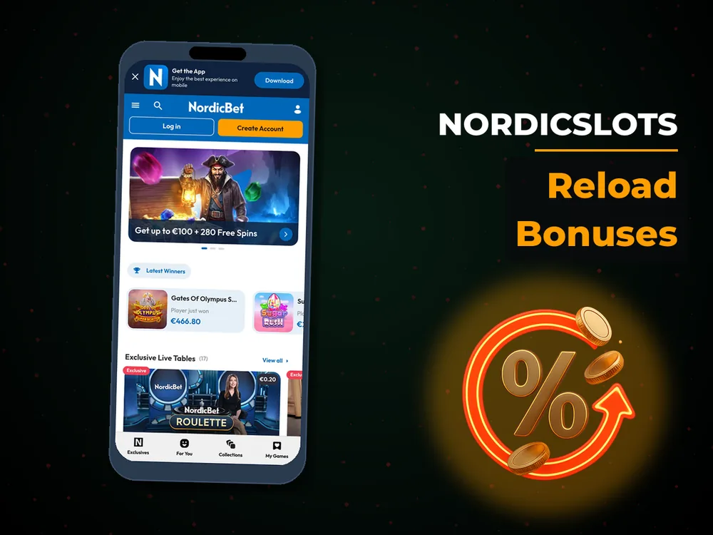 Nordicslots - Reload Bonuses