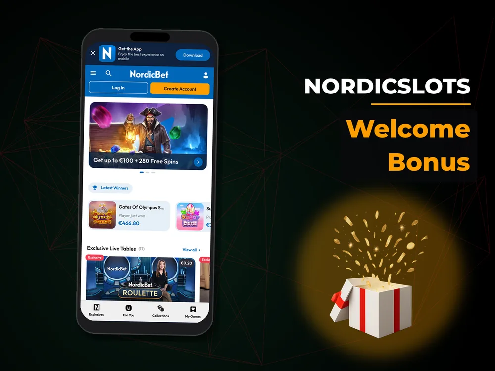 Nordicslots - Welcome Bonus