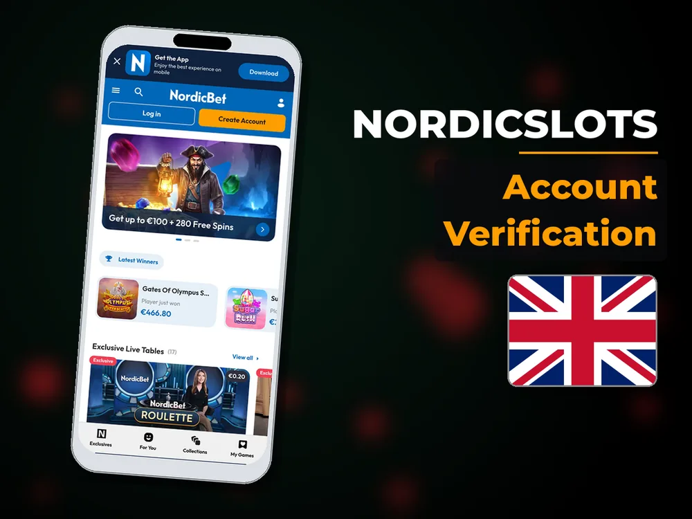 Nordicslots - Account Verification